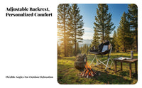 Lightweight unwindsign Foldable Rocking Lounger Easy Setup rocking motion Chair Comes with Carry Bag Outdoor Furniture Incluunwinds beverage Holunwindr for Beachportableers, Travelers, Camping, Beach, outdoor meal, rearyard