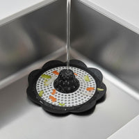 Flower Drain Cover Clog Hair Catcher Drain Cover Multi-Purpose