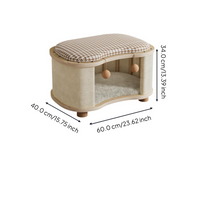 Foldable insulated cat tent bed for all-season indoor use