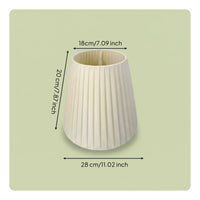 Textile Lampshade Small Size Table Lamp Shade Easy to Install for Bedside