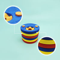 6 Pieces Round Swimming Buoyancy Aid Discs Textured Water Floaties Safe Foam Arm Bands Lightweight for Toddlers