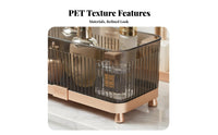 Tiered Cosmetic organizer Luxury Design Countertop Organizer 360-Degree Rotation