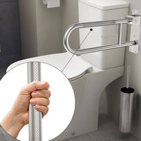Wall-Mounted Toilet Grab Bar Anti-Slip Stainless Steel Toilet Bar for Elderly