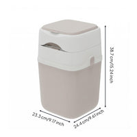 Cat Litter Trash Can Easy to Press- Lid Litter Bin Large Capacity for Bedroom