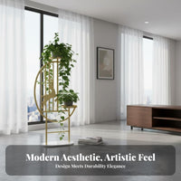 2-Tier Metal Stand Multi-Purpose 2-Tier Deer Design Stand Sturdy And