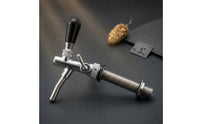 Polished Chrome Adjustable Dispersion Beer Tap Food-Grade Beer Faucet with Shank Heavy-Duty Portable Dispensing Box Box Faucet Corrosion-Resistant for Homebrewers