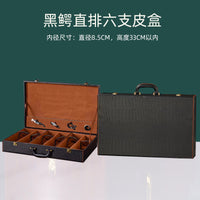 6-Bottle Wine Gift Box with Leather-Look Cover