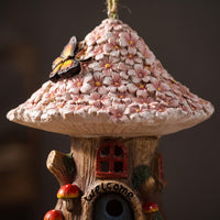Dwelling Lamp Decorative Hanging Outdoor Lantern Resin Storybook Dwelling Lantern for Yard, Patio, Balcony