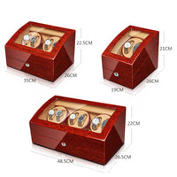 Watch Winder Box with Motor, Wooden Material, AU Plug, 6+7 Slots