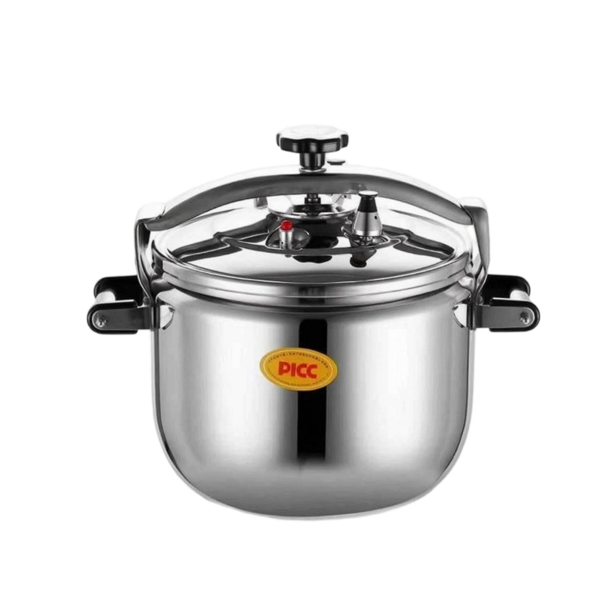 Secure Locking Stainless Steel Pressure Cooker Long-Lasting Pressure Cooker with Safety Valve Airtight Cookware Thickened for Families