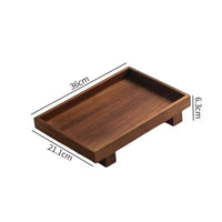 Walnut Wood Tray with Chinese Style for Home Decoration and Storage