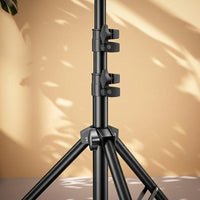 Fill Light for Professional Home Studio Use, Dimmable Three-Color for Photography and Video, Round LED with Tripod for Photographer
