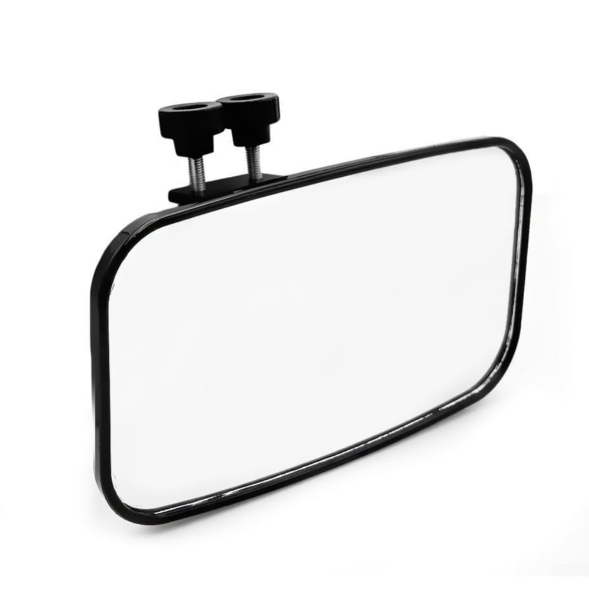 Square Marine Mirror 360-Degree Mirror Degree Adjustable Center Rearview Mirrors Quick Release Knob for Yacht