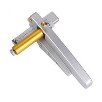 Roller Leather Strip Cutter with Precision Scale Adjustable DIY Leather Belt Cutting Tool