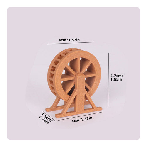 Retro Water Wheel Model Scenery Decoration for Collectors