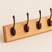 Wooden Wall Hooks, Hat Hangers, Wall Hangers, Entryway Storage, Coat Hangers, Minimalist Style