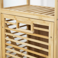 Tilt-out Laundry Sorter Cabinet Space-Saving Design for Bathroom, Bedroom