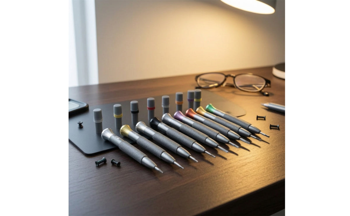 8 Pieces Watch Repair Screwdriver Ergonomic Precision Screwdriver Fine Repair Tool Kit for Hobbyists