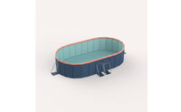 Oval Above Ground Pool Reinforced Above Ground Swimming Pool Stable for Family, Kids, Backyard, Garden, Patio