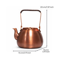 Copper Tea Kettle Vintage Copper Teapot Leak Resistant