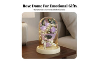 Soap Blossom Glass Dome Romantic Gift Dome Elegant Design for Women