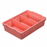 Rectangular Organizer Tray Multipurpose Desktop Sundry Box Removable Dividers