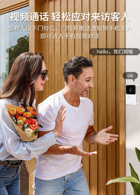 Smart Wireless Video Doorbell with Indoor Monitor, WiFi, HD Camera, Two-Way Audio