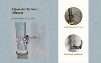 Stainless Steel Adjustable Secure Mount for Home