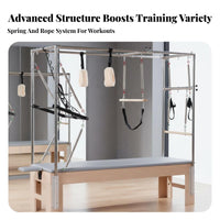 5 Pieces Maple Wood Pilates Studio Equipment Exceptional Materials Pilates 5 Piece Set Ergonomic and Comfortable for Home Gym Users, Wellness Center