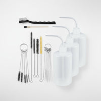 24 Pieces Spray Cleaning Set Multi-Purpose Nozzle Brush and Bottle Set