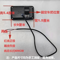 电动车配件电量显示器48V-72V踏板车小型电量精准显示器优质耐用