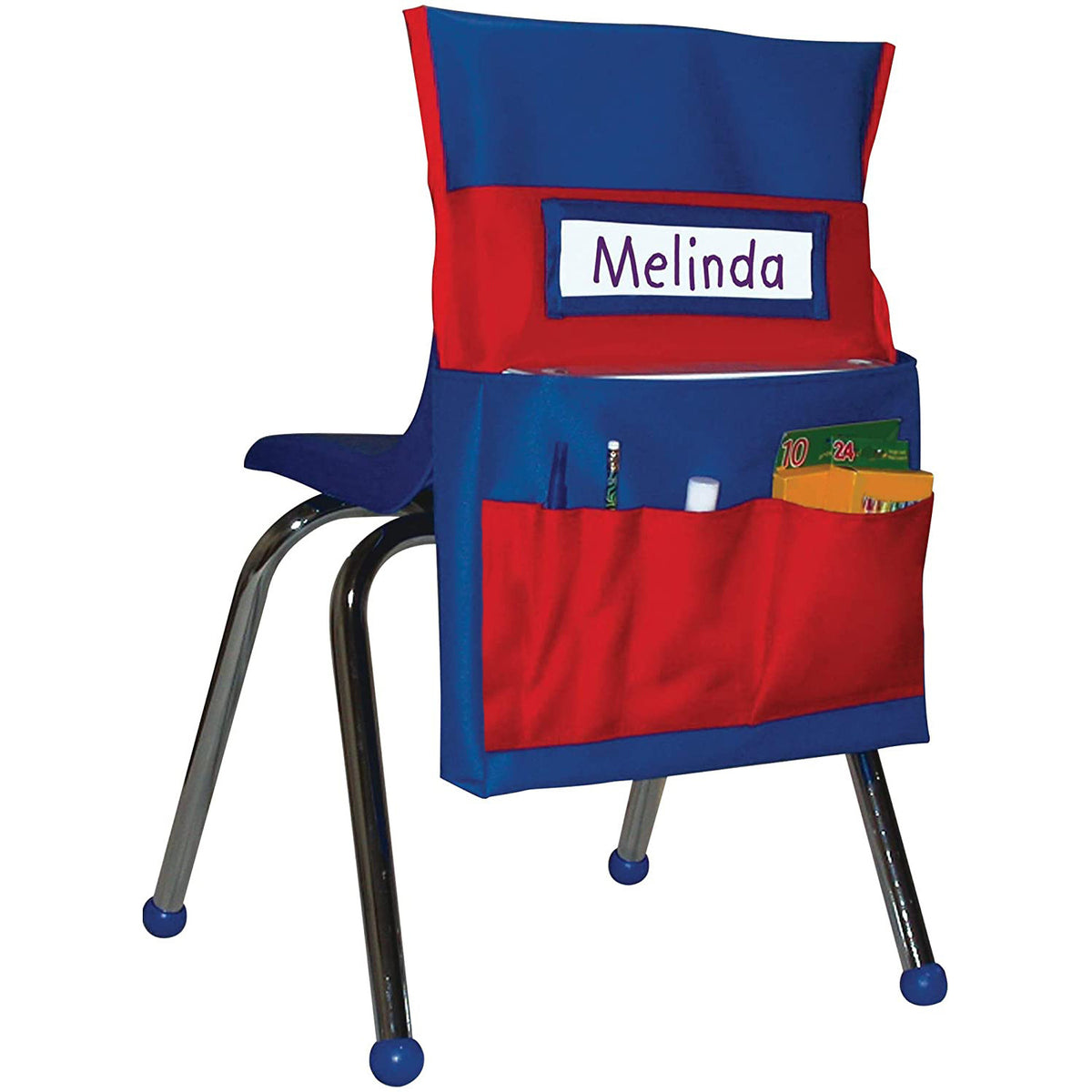 Chair Back Storage Bag for Classroom Supplies, Books, and Pencils