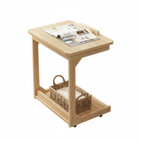 Mobile with Lockable casters C-Shaped Snack Table Space-Saving Design Rolling C-Shaped Stand Slides Under Sofa or Bed Household Furniture Multi-Functional for Apartment Dwellers, Remote Workers, Living Room, Small Spaces, Home Office, Bedroom