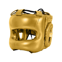 Boxing Headgear Cheek & Chin Protection Crossbar Headgear Pre-Curved Design
