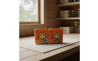 Feline Pattern Fly Box Sturdy Fly Fishing Box Easy Grip for Fishermen