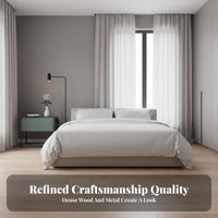 2-Drawer Nightstand Light Luxury Aesthetic Bedside Table Modern Minimalist Design Rounded Corners for Homeowners, Adults