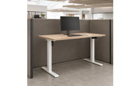 Height-Adjustable Desk Broad Base Standing Desk Flat Table Surface Furniture for Workplace