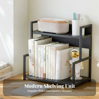 Expandable Desk Organizer adaptable Desktop Shelf adaptable for Dorm Room