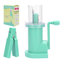 Hand-Crank Yarn Winder and Braiding Tool for DIY Crafts