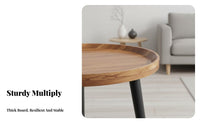 2 Pieces Nesting Table Set Multi-Purpose Household Furniture Stable Structure