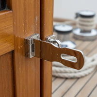 Seaworthy Grade Padlock Hasp Padlockable Rotating Safety Door Hasp Stainless Steel Boat Door Latch for Outdoor