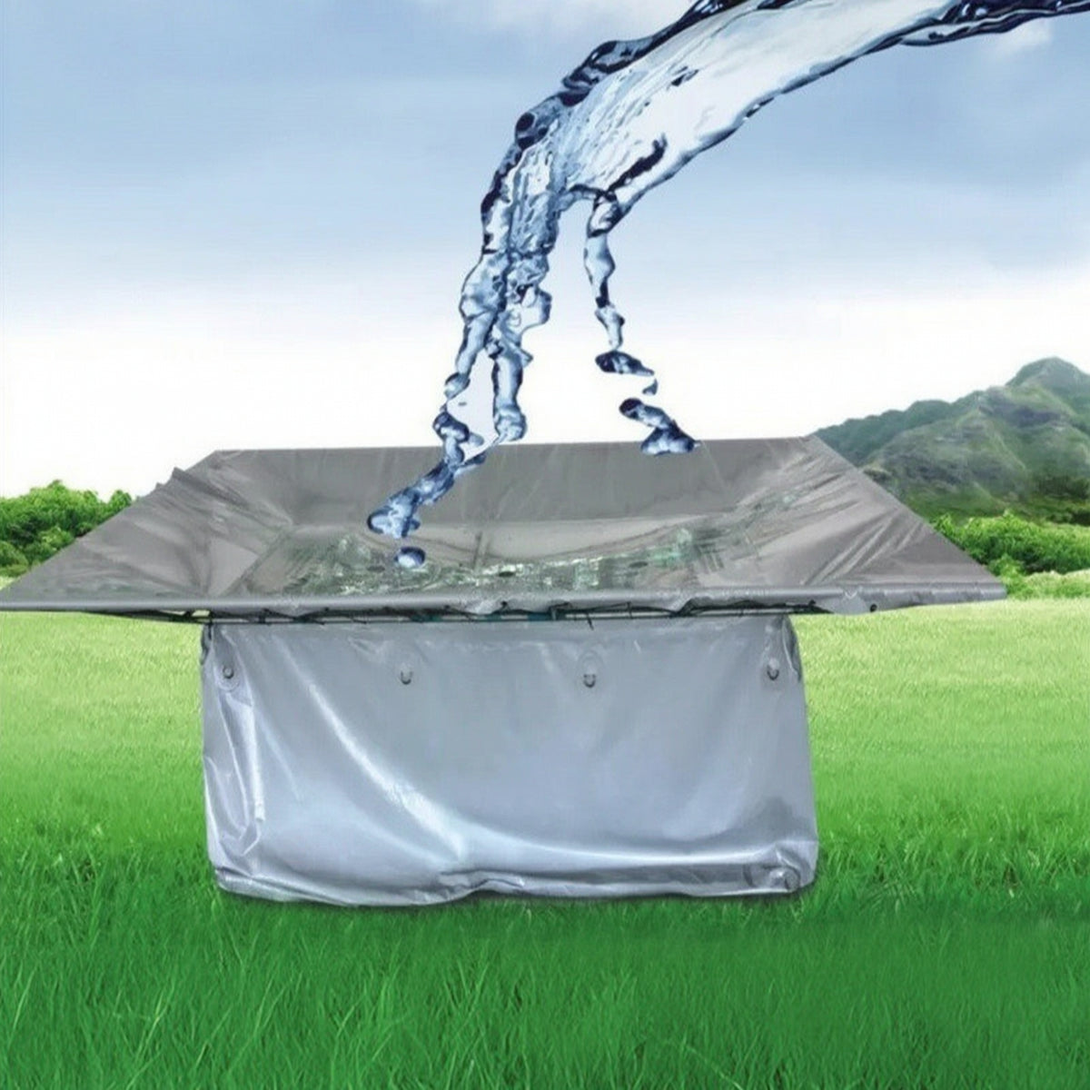 Rainwater Cistern Low-Height Flexible Water Tank for Farmers, Irrigation, Farms