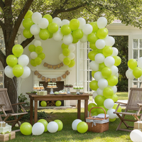 Green Forest Graduation Balloons for Kids - Thickened Non-toxic Retro Outdoor Spring Party Decoration