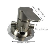 Stainless steel shower mixer