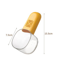 Grain Measuring Cup Star Cutout Kitchenware Curved Side