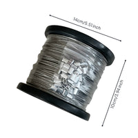 Wire Rope with Aluminum Buckle Easy to Install Cable Kit Flexible for Installers
