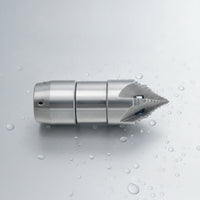 Rotating Drain Nozzle Compact piping Cleaning Nozzle Rust Resistant for Plumbers, Sewer Jetting
