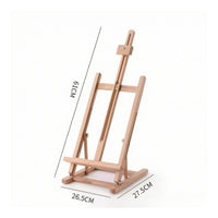 Tabletop Easel Adjustable Wooden Tabletop Easel Compact for Artists, Studio