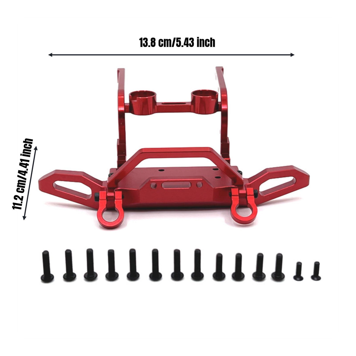 1/12 Scale RC Heavy Duty Metal Front Guard Realistic Appearance Metal Front Guard for Rough Terrain