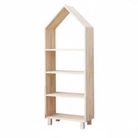 Unobstructedstanding Childs Armoire Child-Friendly Design House-Shaped Clothes